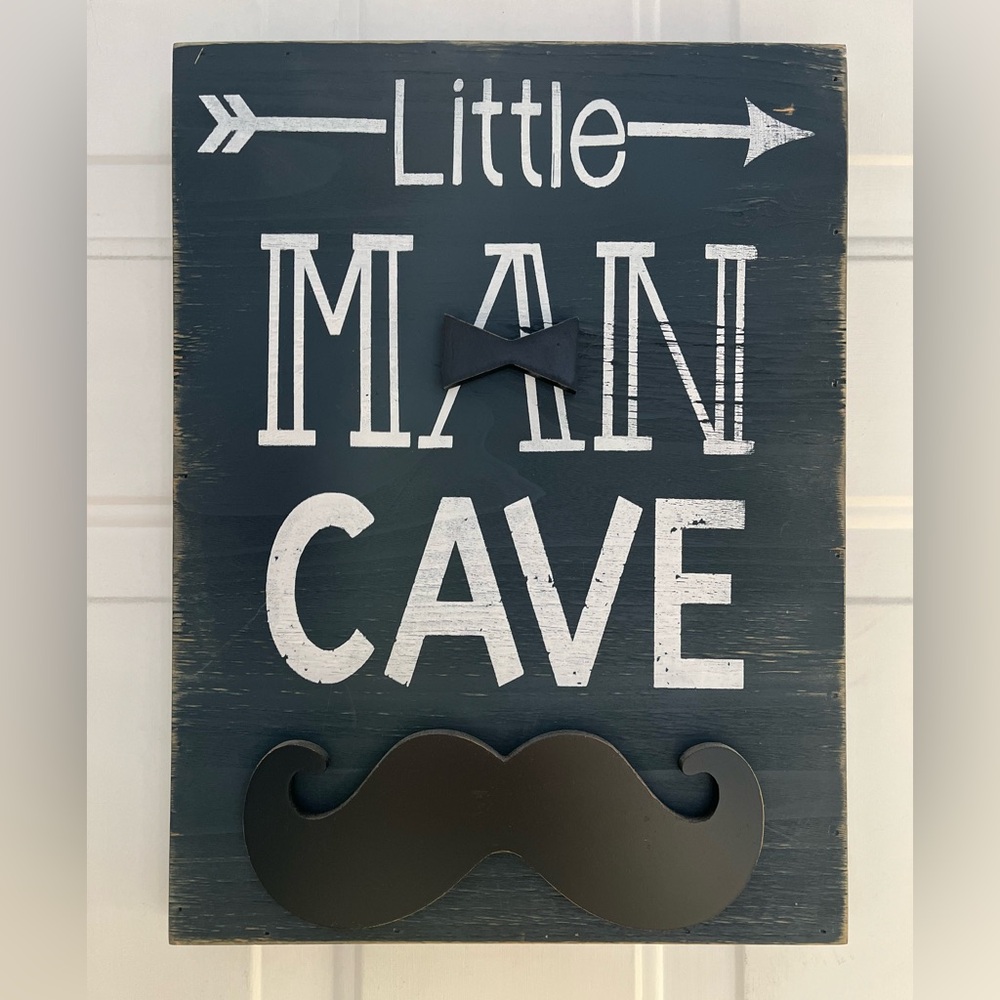 Little Man Cave Wall Art